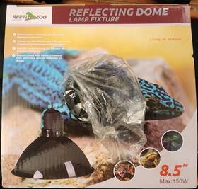 200w Repti-zoo 970211806576 Reflecting 8.5 Inch Deep Dome Lamp Fixture