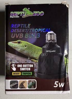 Bulb-5w Repti Zoo Reptile Desert/tropical Uvb