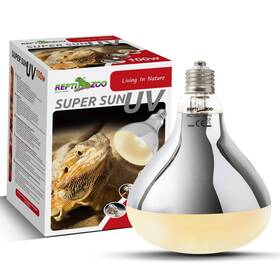P125100-n Repti Zoo 100w Reptile Heat Lamp Uva Uvb Light Full Spectrum Self Ballasted Vapor