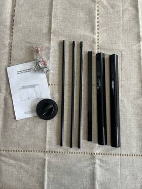 Rk0134 Repti Zoo Knock-down Terrarium Parts Back Support Tubes Cable Pass Etc