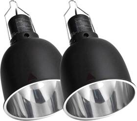 Rl04dd Repti Zoo Reptile Light Fixture 2 Packs 5.5 Inch Deep Dome Lamp Cap Optical Ref