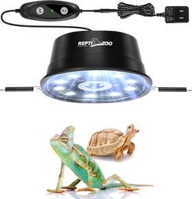 Repti Zoo Uvb Reptile Light With Dimming 313049684675 Led Bulb Fixture For Bearded