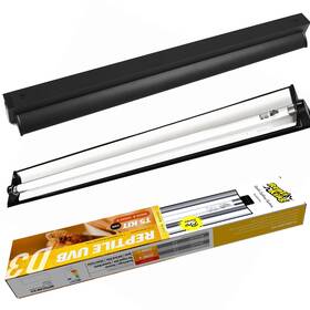 X100-2025 Reptiking T5 Ho Uvb Reptile Lamp Kit High-output 24w 10.0 For Reptiles Liner Uv