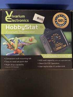 400w Reptile Basics 611192296982 Vivarium Electronics Hobbystat Thermostat Habitat Capacity New