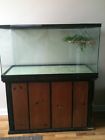 Reptile Habitat Aquarium Tank Cage With Wood Stand And Storage 744890253046