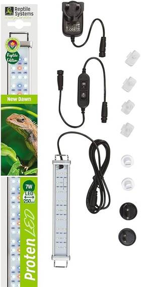 119003 Reptile Systems Drtims Aquatics Bird Proten New Dawn 7 Watt Led Fixture