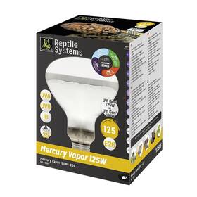 34119031 Reptile Systems Mercury Vapor Basking Lamp Self-ballasted 125w L