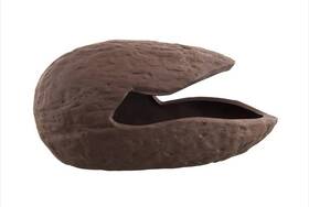 77012 Reptile Treasures Ceramic Egg Hide Medium Size Brown Color Realistic Look New