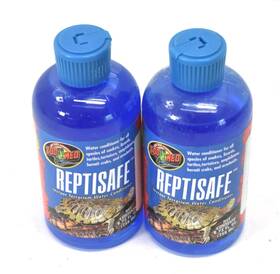 2027 Reptisafe 643570527531 Lot Of 2 Water Conditioner For Reptiles 8.75oz Detox Exp
