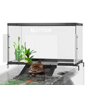 Atb21-ss Reptitrip Turtle Basking Platform And Dock - Stainless Steel Ramp Non-slip Surface