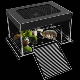 Atb21 Reptitrip Turtle Basking Platform And Dock - Acrylic Ramp For Gallon Tanks