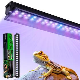 Lfu05 Reptitrip 12w T5 Uvb Led Reptile Light High Output Uva For Bearded Drago
