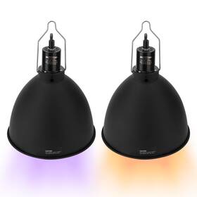 Sop28 Reptitrip Deep Dome Reptile Light Fixture 8.5 Inch Heat Lamp Max 200w Tan