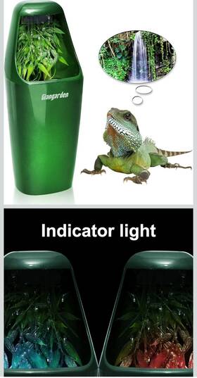 Df09a Reptizoo Automatic Reptile Water Fountain - Ideal For Lizards Snakes Geckos Tortoises Etc