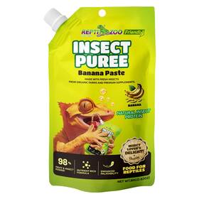824-us-hcp28 Reptizoo Friendly Crested Gecko Food Insect Puree Fruit Mix Banana Reptile Made With Fre