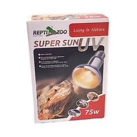 P80075 Reptizoo Supersun Uvb/uva Reptile Lamp 75w For Lizard Turtle Tortoise