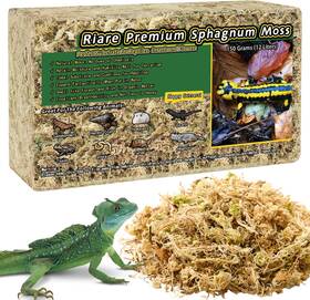 Riare 313057318319 5.3oz Premium Sphagnum Moss For Reptiles- 6 Quart Natural Reptile Dried