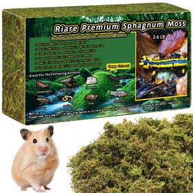 Riare 704090620840 2.6lb Premium Sphagnum Moss For Reptiles- 100 Quart Natural Live Reptile Mos