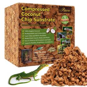 Riare 704090620864 10lb Coconut Chip Substrate For Reptiles 72 Quart Fiber Co