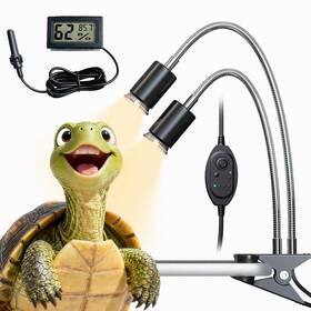 Rgmcub-uvhl-2h Rugomcub 445015476496 All-in-one Reptile Heat Lamp Bundle Dual-head Uvb And Uva With Timer Hyg