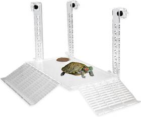 Saim 313107143137 Hanging Turtle Basking Platform Adjustable Acrylic Aquatic Reptile Tank