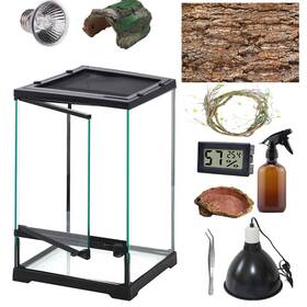 Sarufo 791101644810 Reptile Terrariums Tank 10 Pcs Front Opening Door 8 Inch X8 X12 Amphibia
