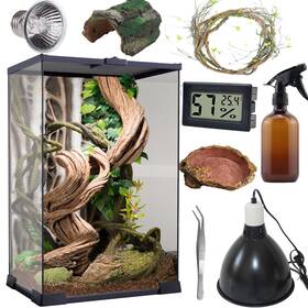 Sa-18us Sarufo Reptile Terrarium 9pieces 8 12 Amphibian Vertical Habitat Tank