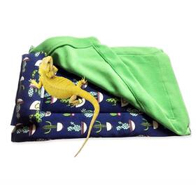 Seapanhe 781509347222 Bearded Dragon Bed With Pillow And Blanket Reptile Accessories Small Pet An