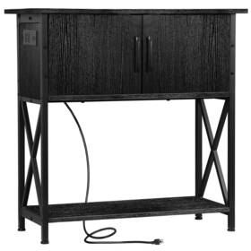 H01-3602a Segawe 29 Gallon Fish Tank Aquarium Stand With Cabinet For Accessories Storage