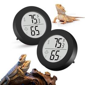 Cx-1030 Shenzhen Anseny Electronic Technology Co. Ltd. Reptile Tank Accessories Pack Bearded Dragon Thermometer Full 2 Black