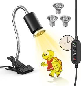 Syhl-03 Silicar Reptile Heat Lamp Timing Turtle Light Uvb/uva Basking Spot With Clip Turt