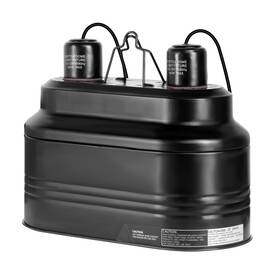 Simple Deluxe 198401024784 Dual Reptile Light Fixture Reflector Dome Heat/uvb Lamp Cap For Small Animal
