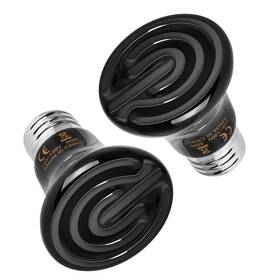 Simple Deluxe 840166218099 50w 2 Pack Mini Heat Emitter Non-light Emitting Brooder Coop Heater Black