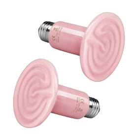 Simple Deluxe 840166245736 150w 2-pack Heat Emitter Reptile Bulb No Light For Amphibian Pink
