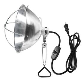 Simple Deluxe 840166273661 Clamp Lamp Light Socket With 10.5 Inch Aluminum Reflector Suit