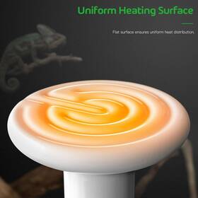 Ptbulbinvisible150wht Simple Deluxe 150w Ceramic Heat Emitter Reptile Lamp Bulb No Light Emitting