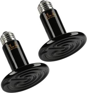 Ptcrhl100x2v3-b Simple Deluxe 100w Ceramic Heat Emitter Reptile Lamp Bulb No Light Emittin