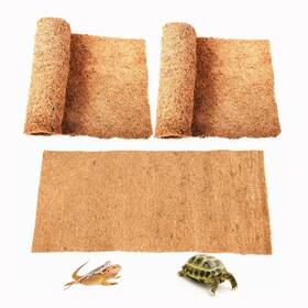 Sisipai Life 894623907787 Reptile Carpet Natural Coconut Fiber 36 Inch X 18 Tortoise Mat For Pet T