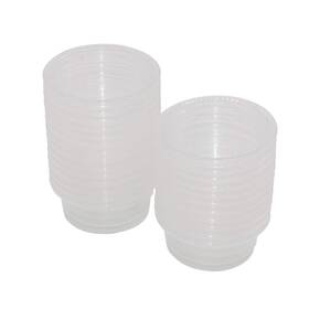 Slson 784099839313 Small Gecko Food And Water Cups 100 Ct Plastic Feeder For Reptile Feed Inch