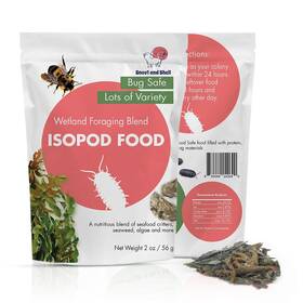 Snout And Shell 850040242690 Isopod Food To Enrich Your Pets Habitat Diet - Wetland Foraging Blend