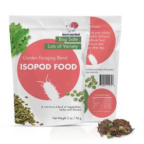 Snout And Shell 850040242706 Isopod Food To Enrich Your Pets Habitat Diet - Garden Foraging Blend