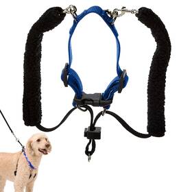 Spus10063 Sporn Blue Large Dog Halter Harness - No Pull Adjustable Comfortable Pet Control