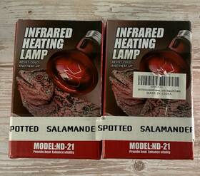 Nd-21 Spottedsalamader Infrared Heat Lamp Bulbs 100w 2 Pack