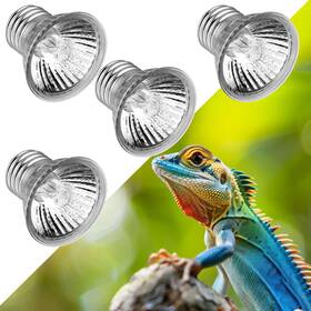 Spottedsalamander 313399961731 Spotted Salamaer Rotatable Reptile Heat Lamp With 4pcs 50w Uva Uvb Light Bul