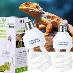 R012 Spottedsalamander Spottedsalamander10.0 26w Uvb Light For Reptiles Desert Terrarium Bulb