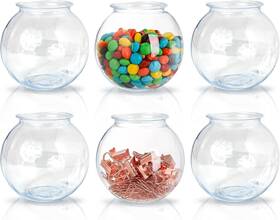 Sterline 850040992762 Fish Bowls For Drinks - 6 Pack 16 Oz Bpa-free Small Plastic Ivy Clear