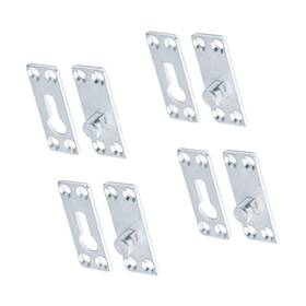 Cg10-t4 Strendier 4 Pairs 2-3/8 Inch Bed Rail Fasteners Mortise Frame Brackets For Wood F