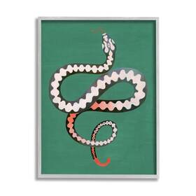 Stupell Industries 196216467208 Flexible Viper Symbol Snake Reptile Vivid Portrait Design By Grace Popp