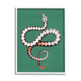 Stupell Industries 196216467253 Flexible Viper Symbol Snake Reptile Vivid Portrait Design By Grace Popp