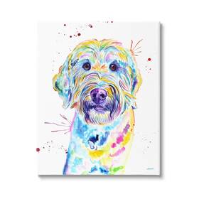 Stupell Industries 197081849144 Vivid Goldendoodle Dog Pet Canvas Wall Art Design By Jen